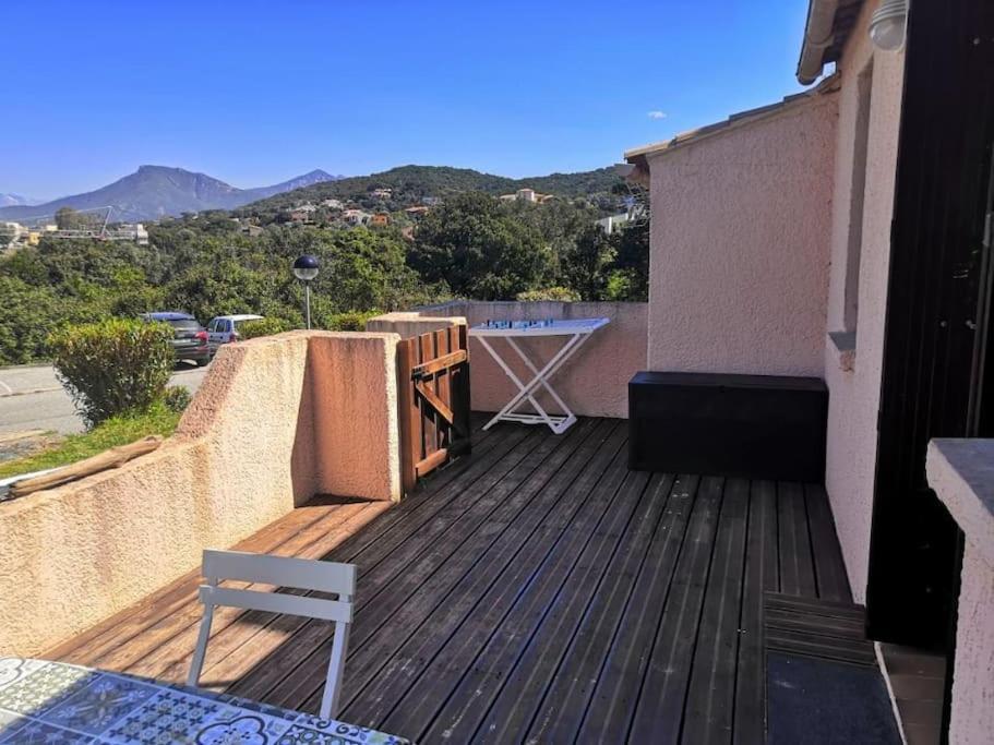 Porticcio Tres Joli T2 Climatise & Grande Terrasse A 1Km De La Plage エクステリア 写真